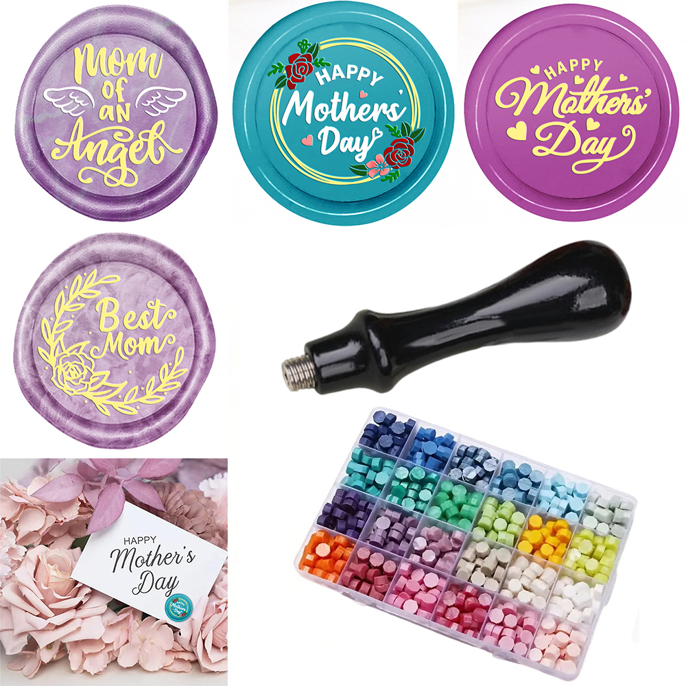 Wax Seal Stamp Kit - Happy Mother's Day Wax Seal Stamp
