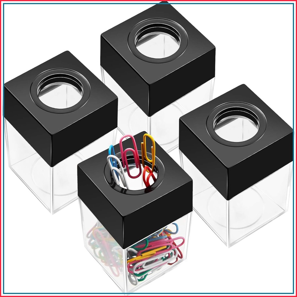 Paperclip Magnetic Set - Magnetic Paper Clip Dispenser Set of