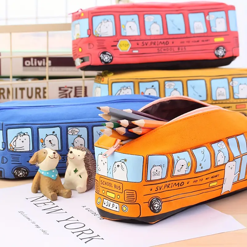 Stationery Office Supply Store - 1pc Creative Large Capacity Canvas School