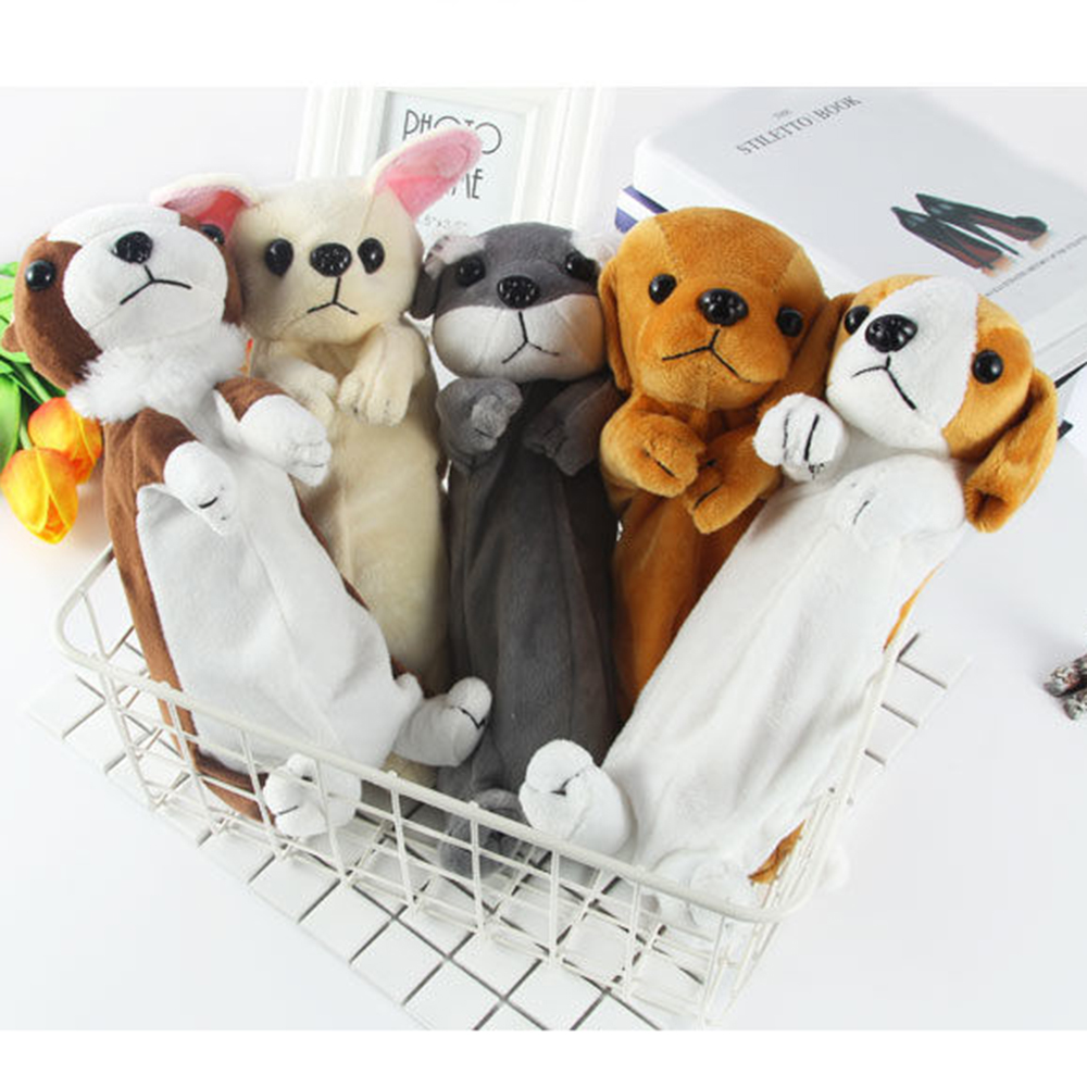 Office Supply Office Stationery Items - Cartoon Plush Dog Pencil Bag Kawaii