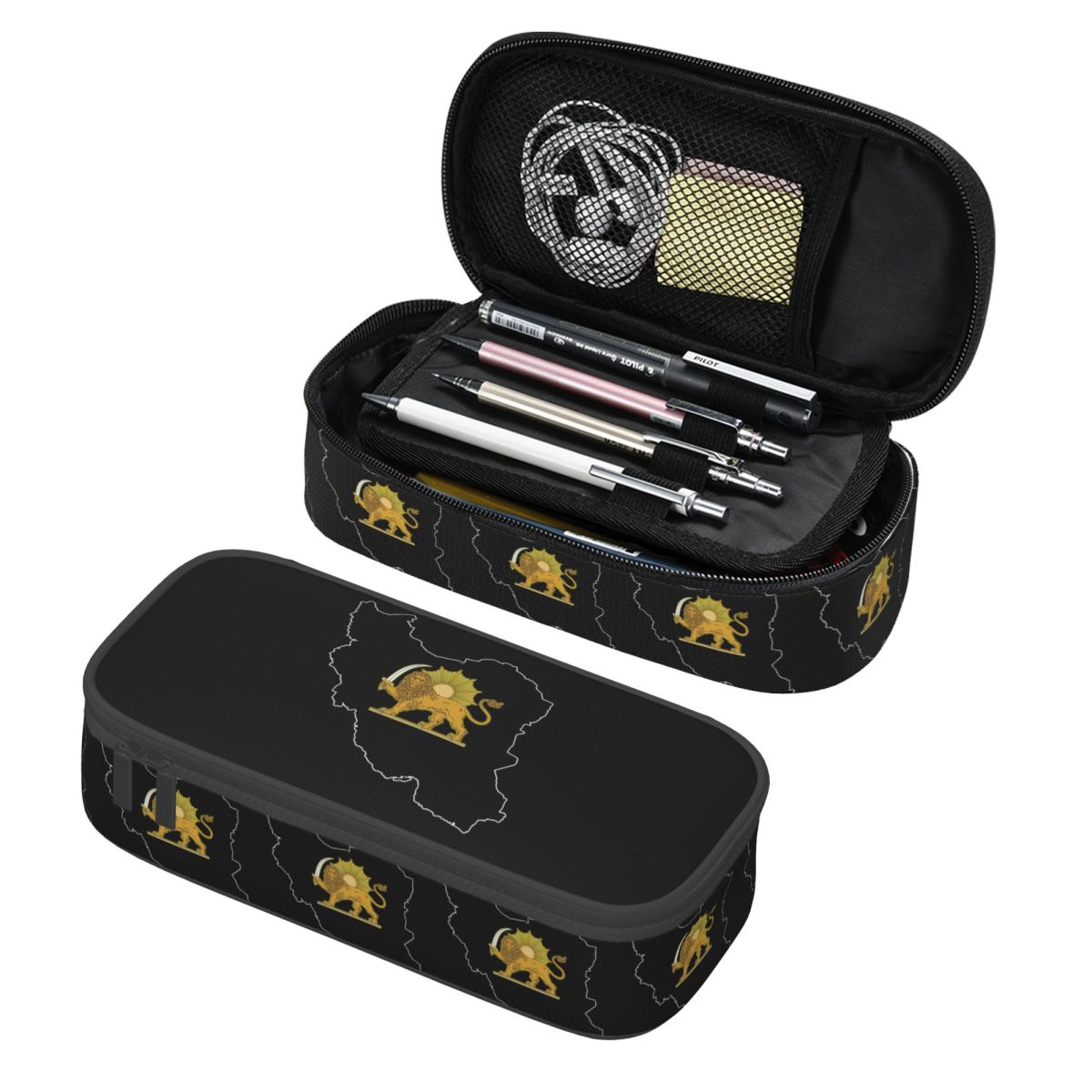 Lion Stationery & Office Supply(Kunshan)Co.Ltd - Iran Black Persian Lion Pencil Cases