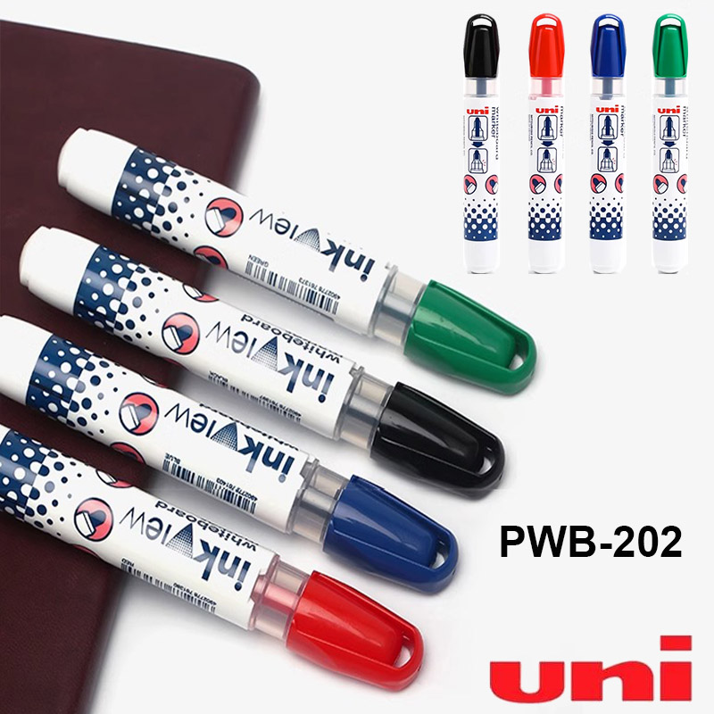 Whiteboard Marker Set - Japan Uni-ball Whiteboard Marker PWB-202 Inkview