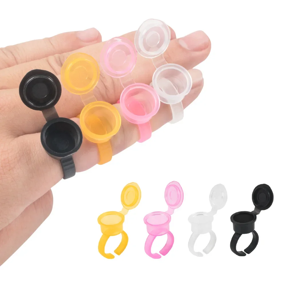 Calligraphy Ink Bottle - 50PCS Tattoo Pigment Ink Ring Cups