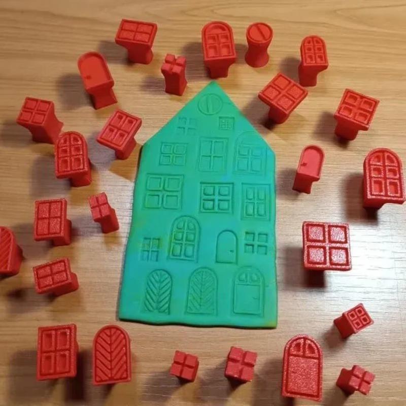 Wax Seal Stamp Kit - 25pcs Clay Stamp & Molding Kit