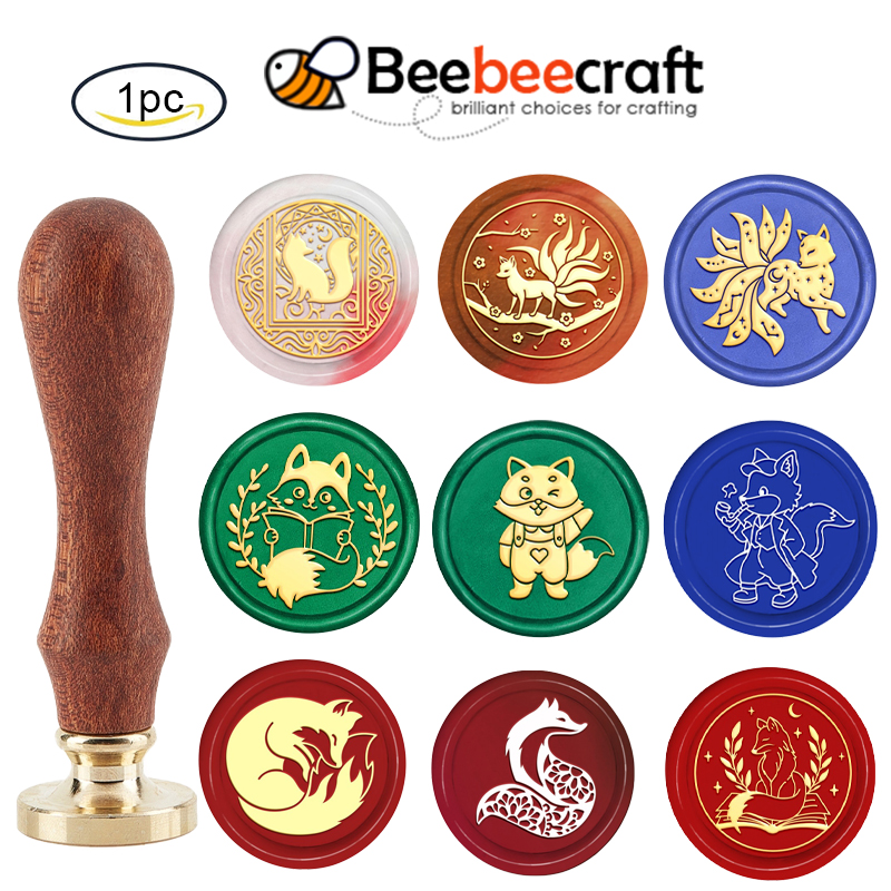 Wax Seal Stamp Kit - 1PC Fox Moon Wax Seal Stamps