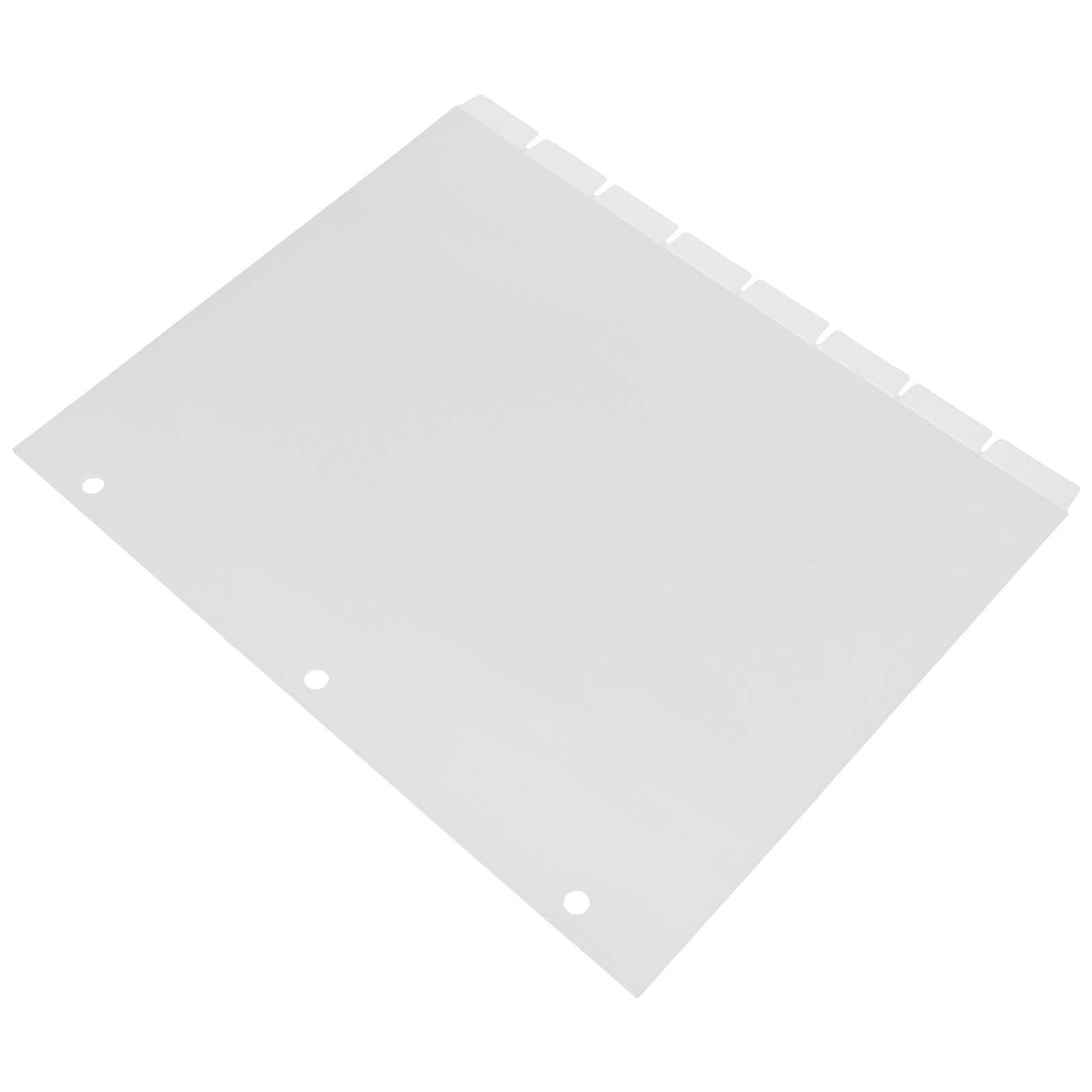 Index Tab Divider - 8Sheets Index Dividers Sturdy Plastic Detachable