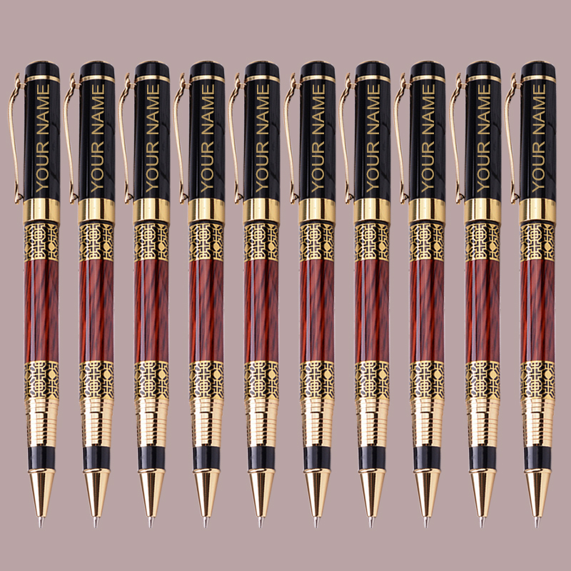 Stationery Office Supply Store - 10 pcs Customize Golden Text Gel