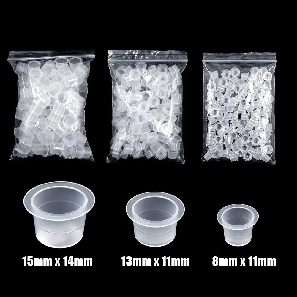 Calligraphy Ink Bottle - 1000/100pcs Disposable Tattoo Ink Cups S/M/L