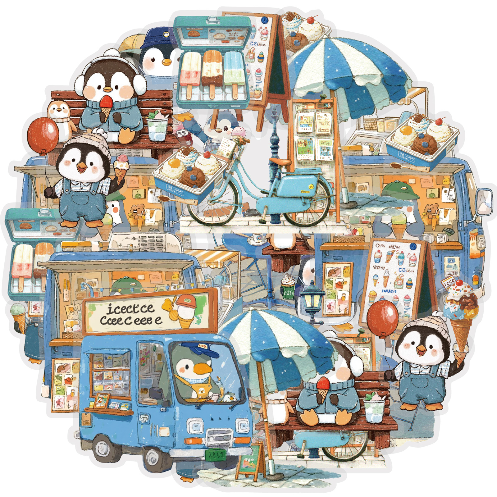 Stationery Office Supply Store - Etori Life 15Pcs Cute Penguin and