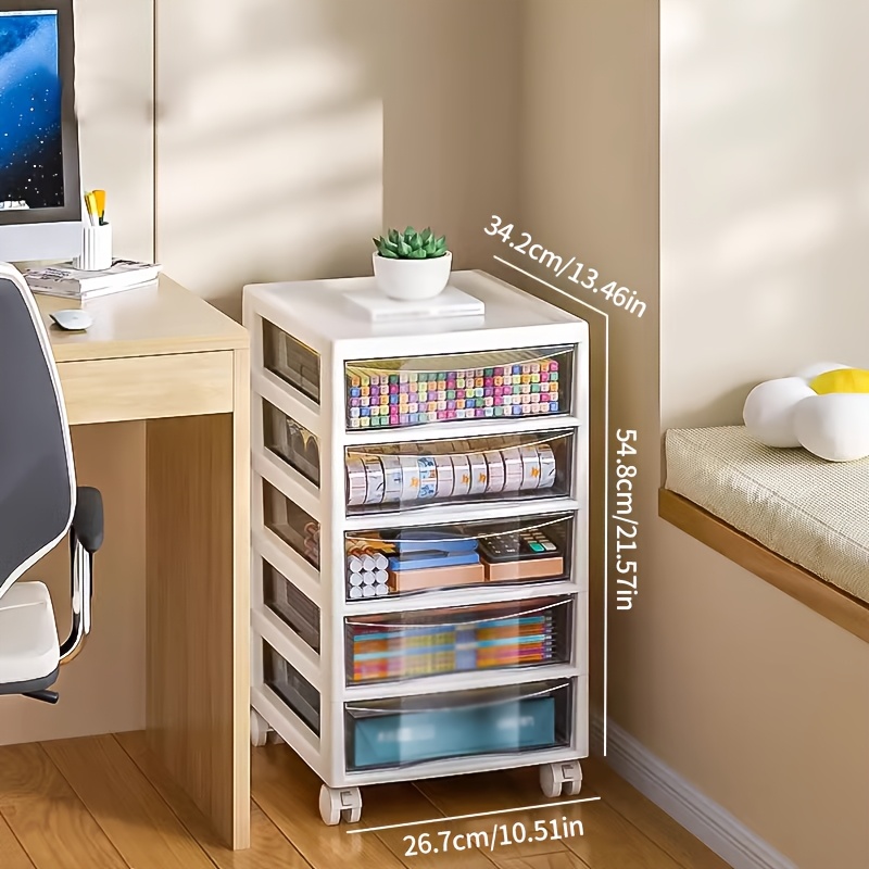 Multi-Layer Rolling Storage Ca - Stationery Office Supply Store ulasan dan harga