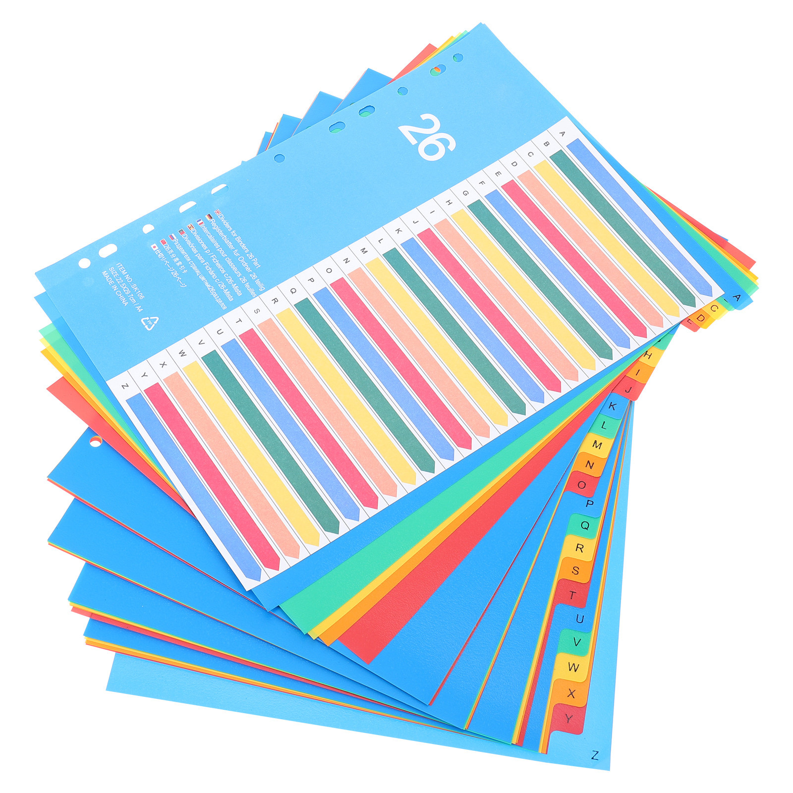 38pcs Loose-Leaf Tabs Dividers - Index Tab Divider ulasan dan harga