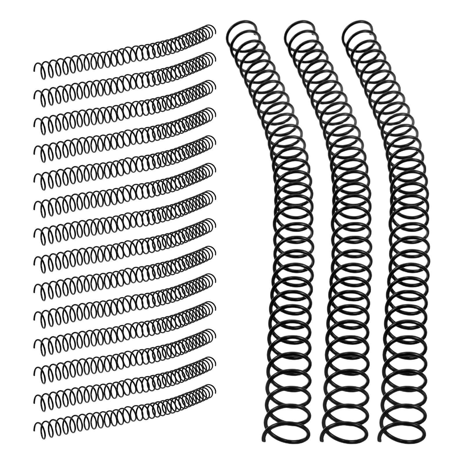 15Pcs Black Spiral Binding Coi - Binding Comb Plastic ulasan dan harga