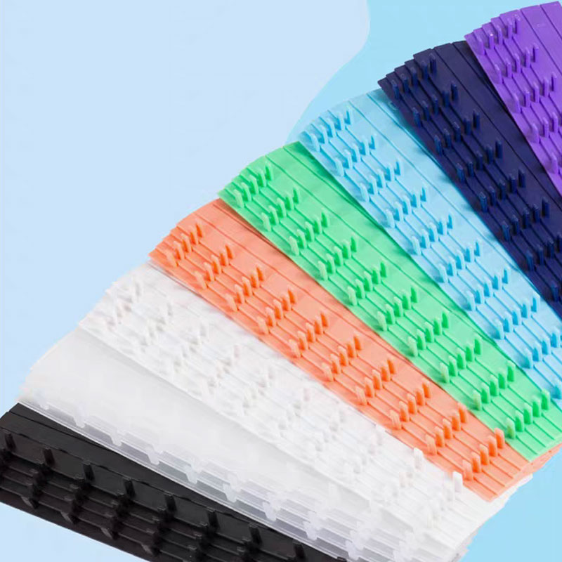 50pcs 10 Holes PVC Binding Str - Binding Comb Plastic ulasan dan harga