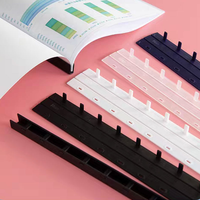 50pcs 10 Holes PVC Binding Str - Binding Comb Plastic ulasan dan harga