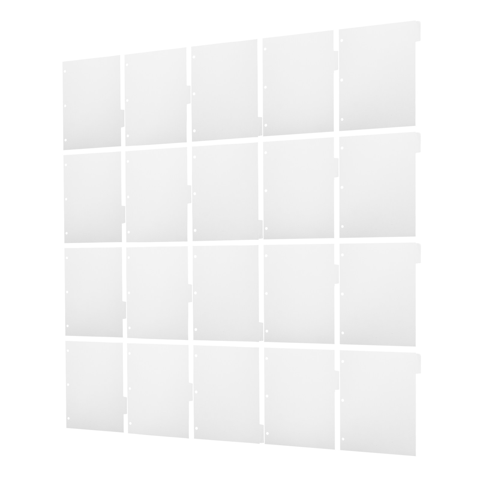 4Sets Blank Write on Binder Di - Index Tab Divider ulasan dan harga