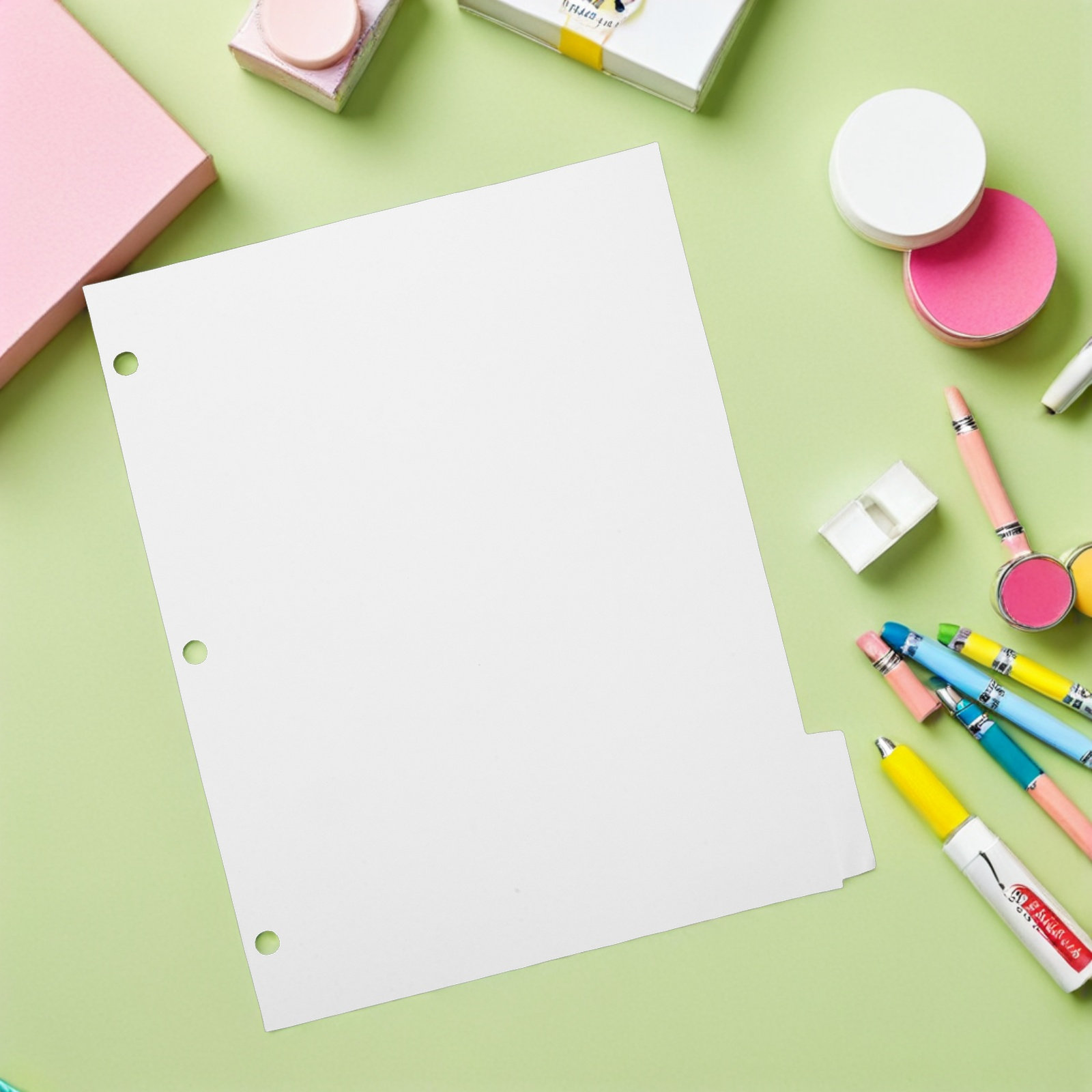 4Sets Blank Write on Binder Di - Index Tab Divider ulasan dan harga
