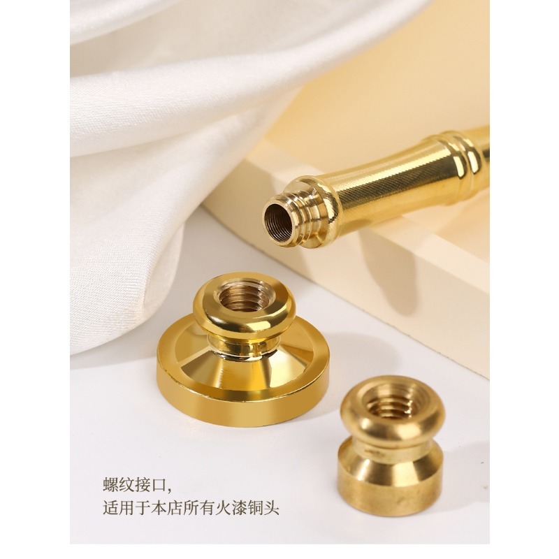 Bamboo Shape Brass Stamp Handl - Wax Seal Stamp Kit ulasan dan harga