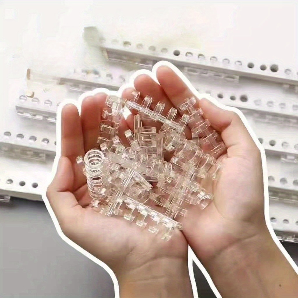 10Pcs 5-Ring Binding Spines Sn - Binding Comb Plastic ulasan dan harga