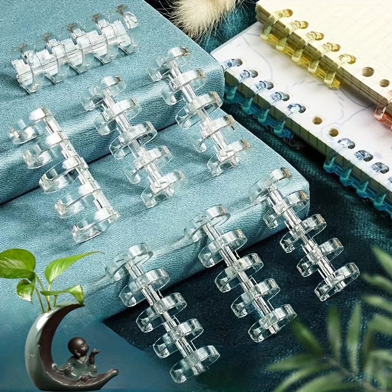10Pcs 5-Ring Binding Spines Sn - Binding Comb Plastic ulasan dan harga