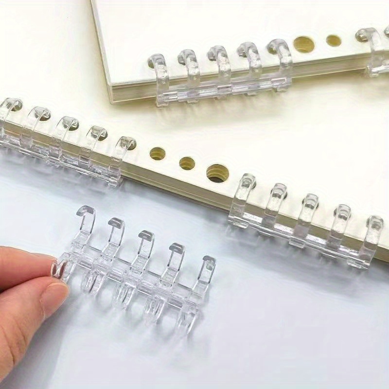10Pcs 5-Ring Binding Spines Sn - Binding Comb Plastic ulasan dan harga