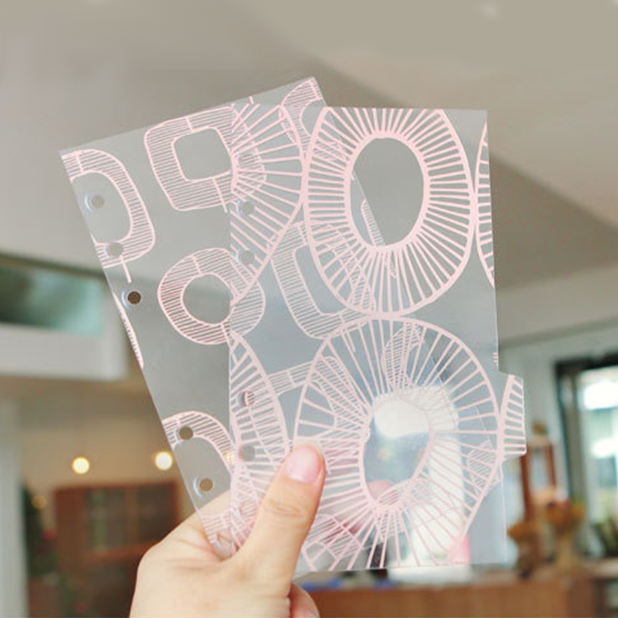 5pcs A5 leaf style Notebook Cl - Index Tab Divider ulasan dan harga