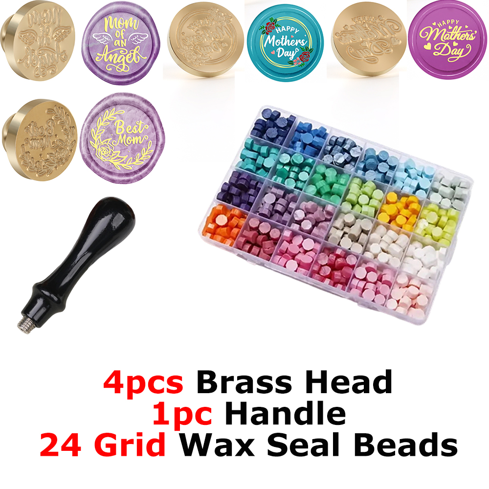 Happy Mother's Day Wax Seal St - Wax Seal Stamp Kit ulasan dan harga