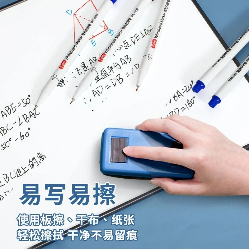 4/12pcs 0.5mm Dry Erase Marker - Whiteboard Marker Set ulasan dan harga