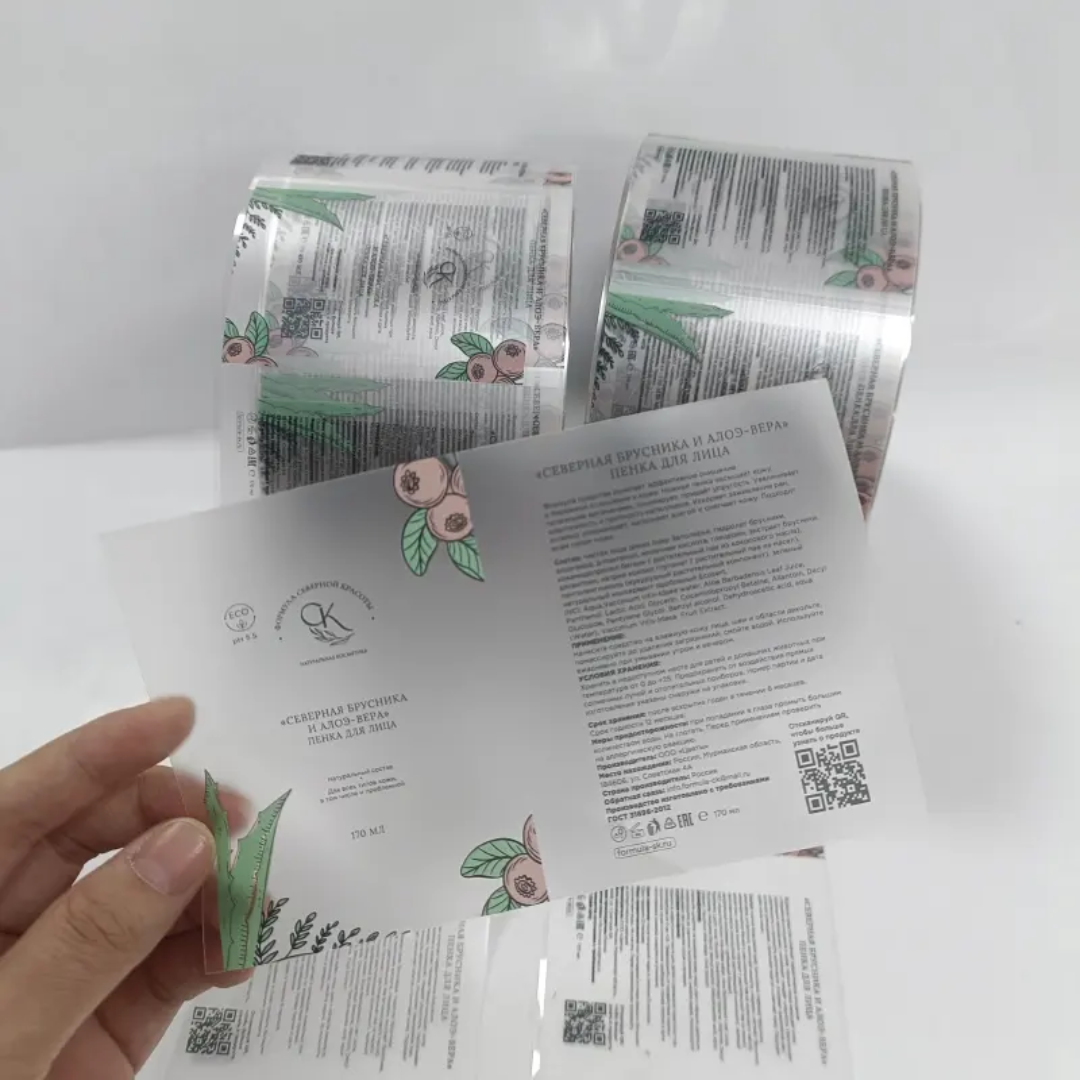 Customizable Matte Transparent - Sticker Label Roll ulasan dan harga