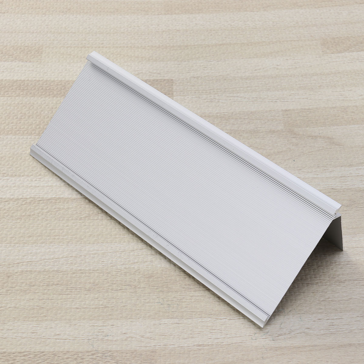 Premium L-Shaped Aluminum Busi - Desk Name Plate ulasan dan harga