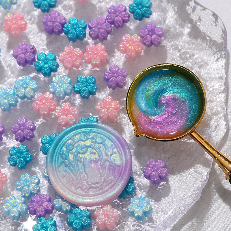 90pcs Mixed Color Glitter Saku - Wax Seal Stamp Kit ulasan dan harga