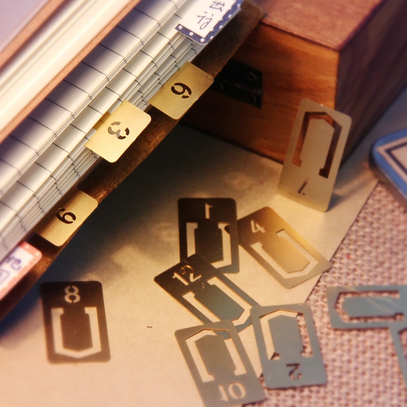 12 Pcs/lot Vintage Copper Book - Stationery Office Supply Store ulasan dan harga