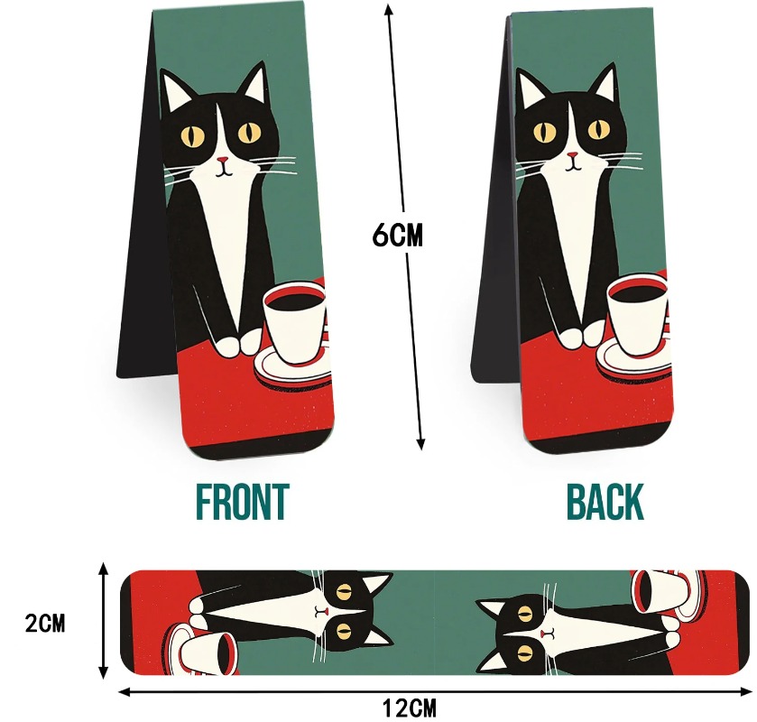 5PCS Simple And Fun Cat Magnet - Office Supply Office Stationery Items ulasan dan harga