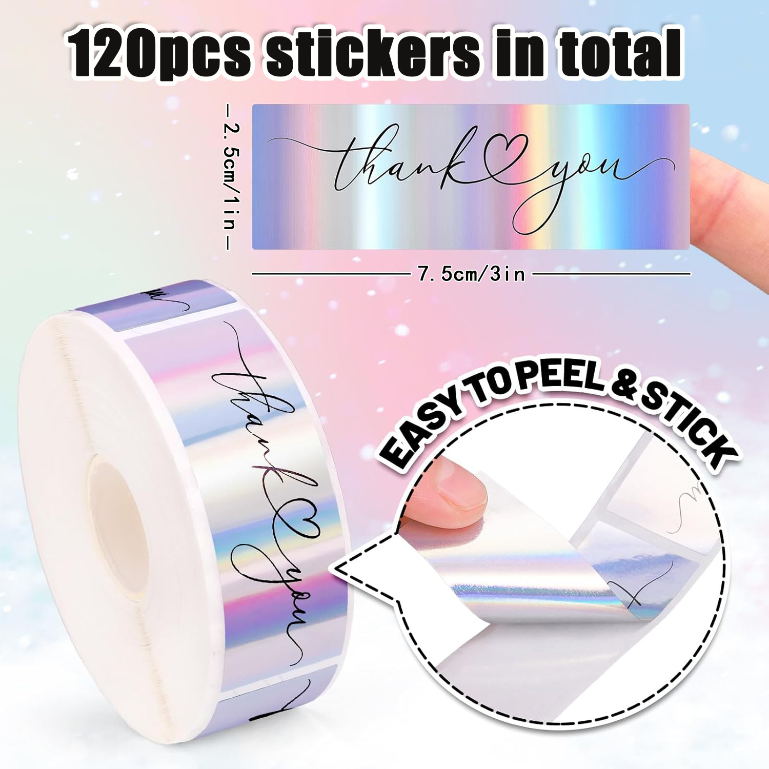 JCAC 120pcs/roll 3