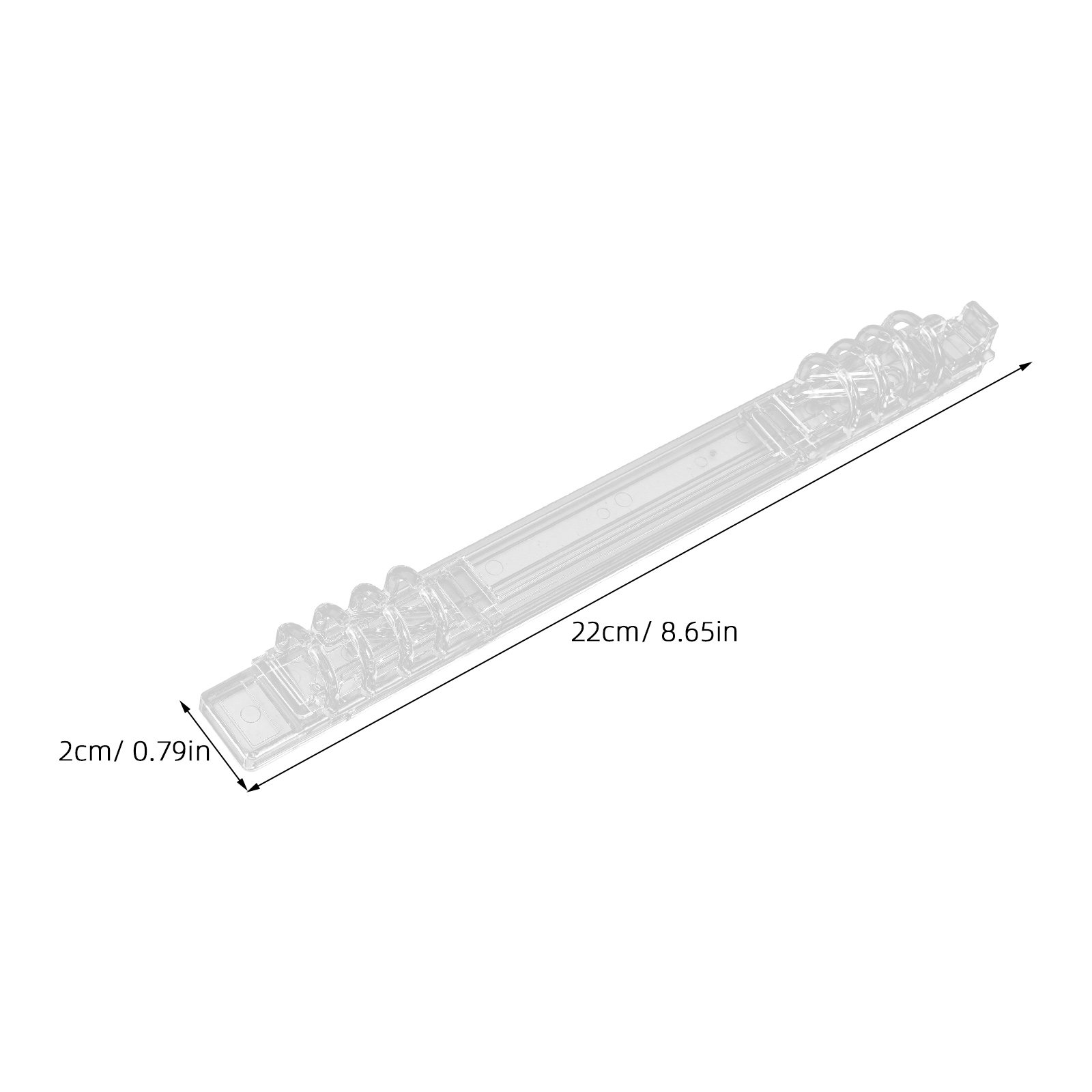 10Pcs Spiral Binder Rings 8 Ho - Binding Comb Plastic ulasan dan harga