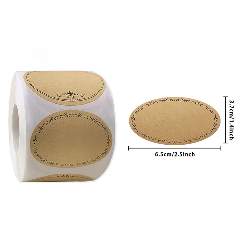 250 Stickers/Roll 2.5*1.4in Kr - Sticker Label Roll ulasan dan harga