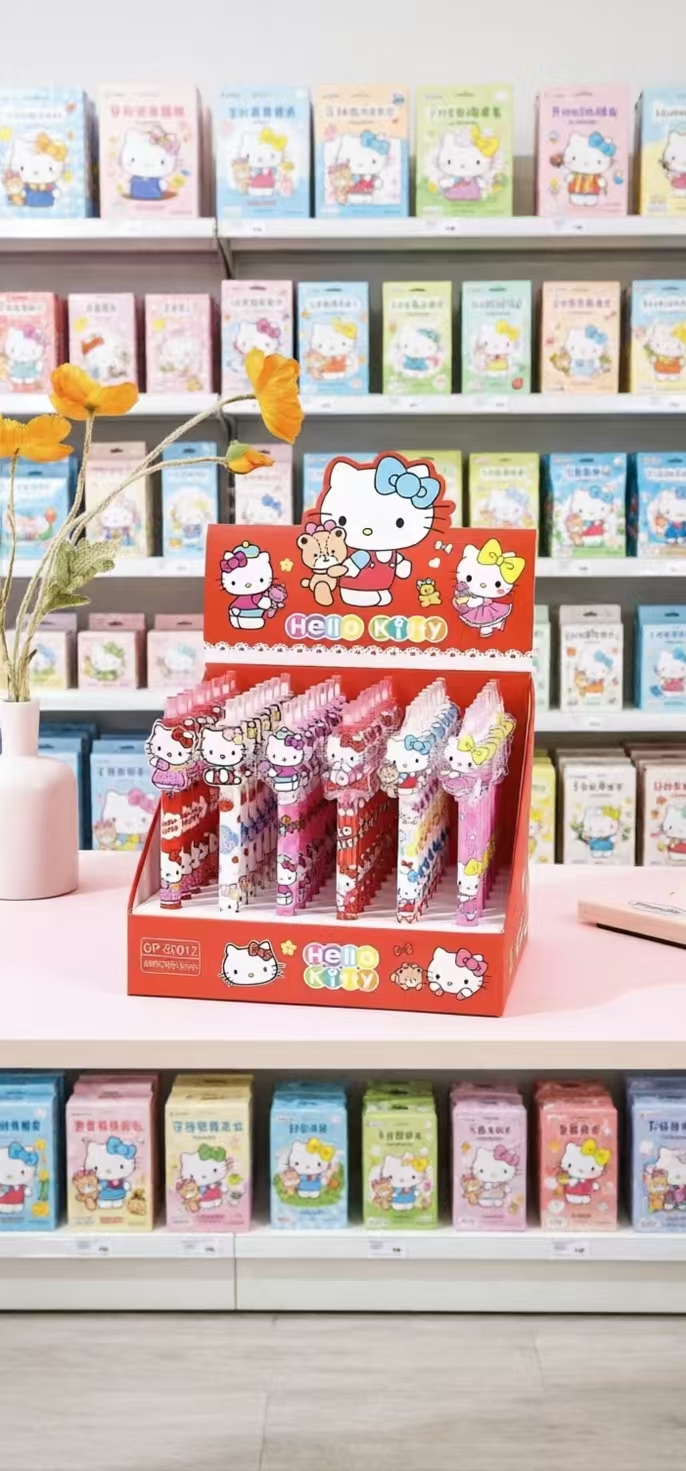 Cute Hello Kitty Gel Pen 0.5mm - Office Supply Office Stationery Items ulasan dan harga