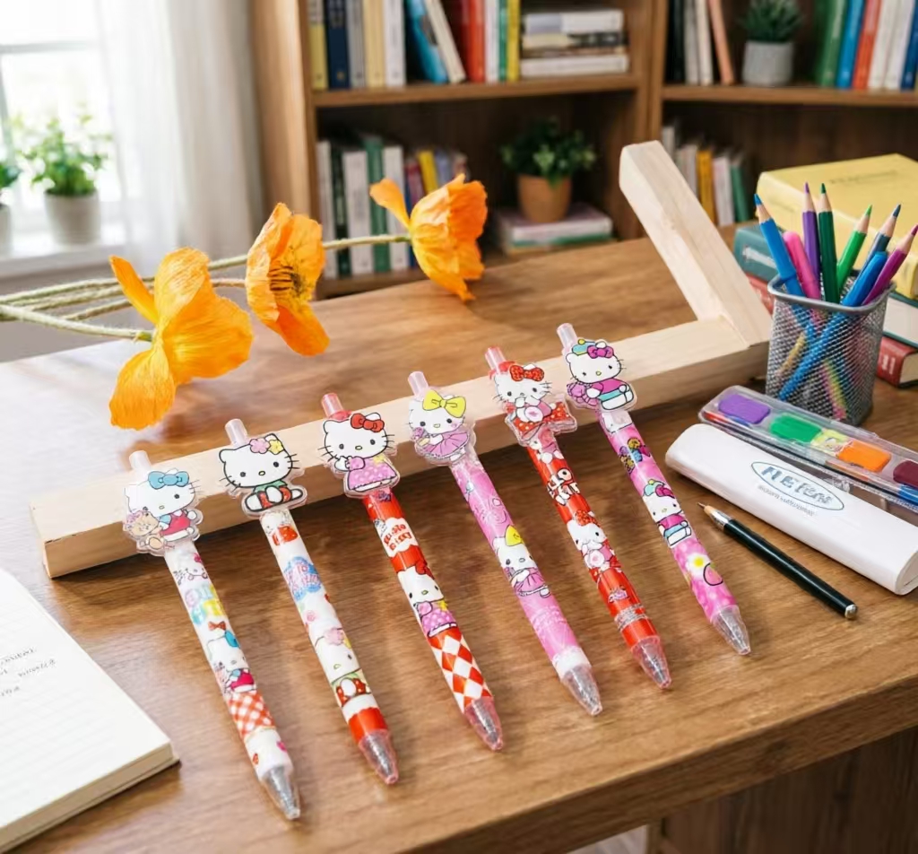 Cute Hello Kitty Gel Pen 0.5mm - Office Supply Office Stationery Items ulasan dan harga