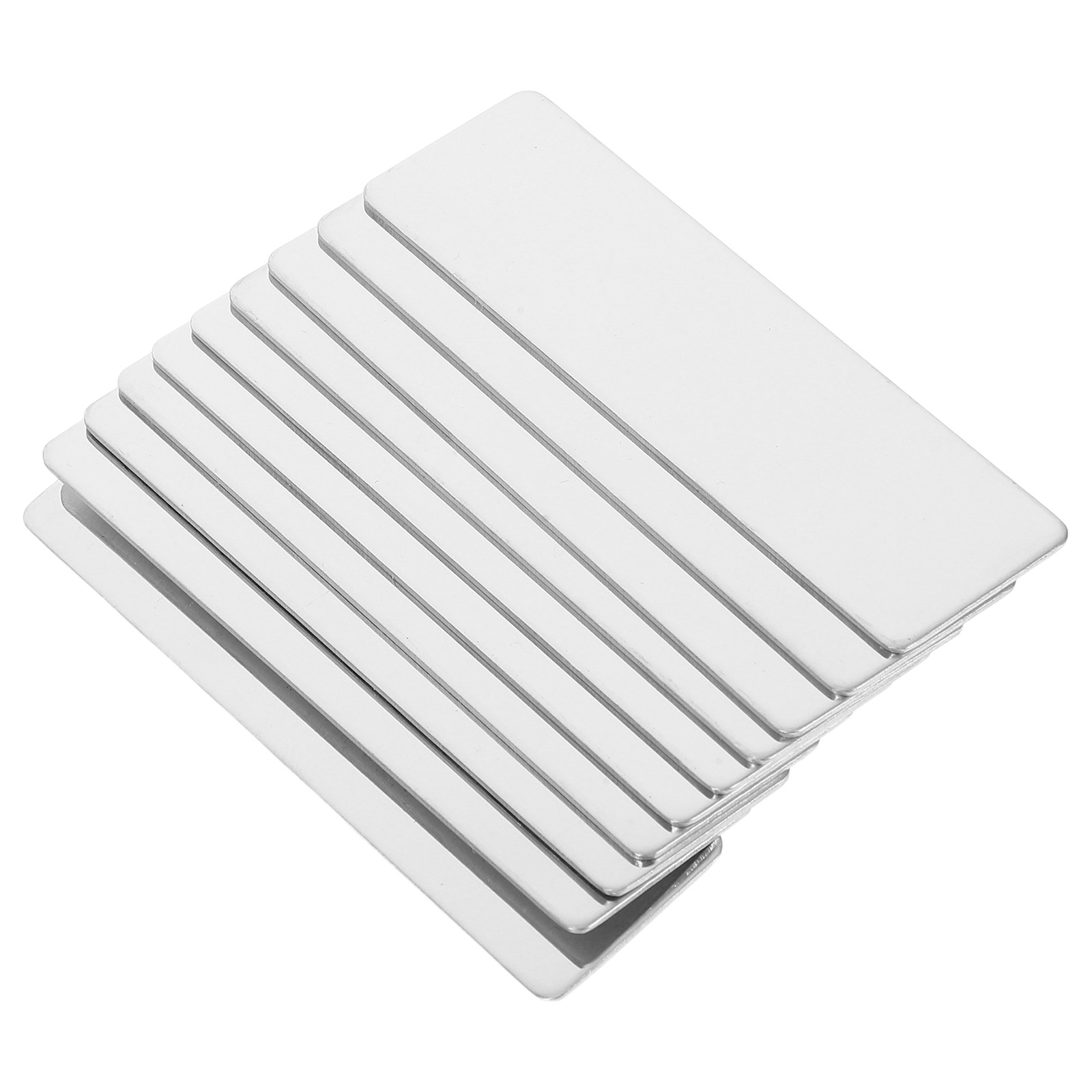 10Pcs Rust Resistant Stainless - Desk Name Plate ulasan dan harga