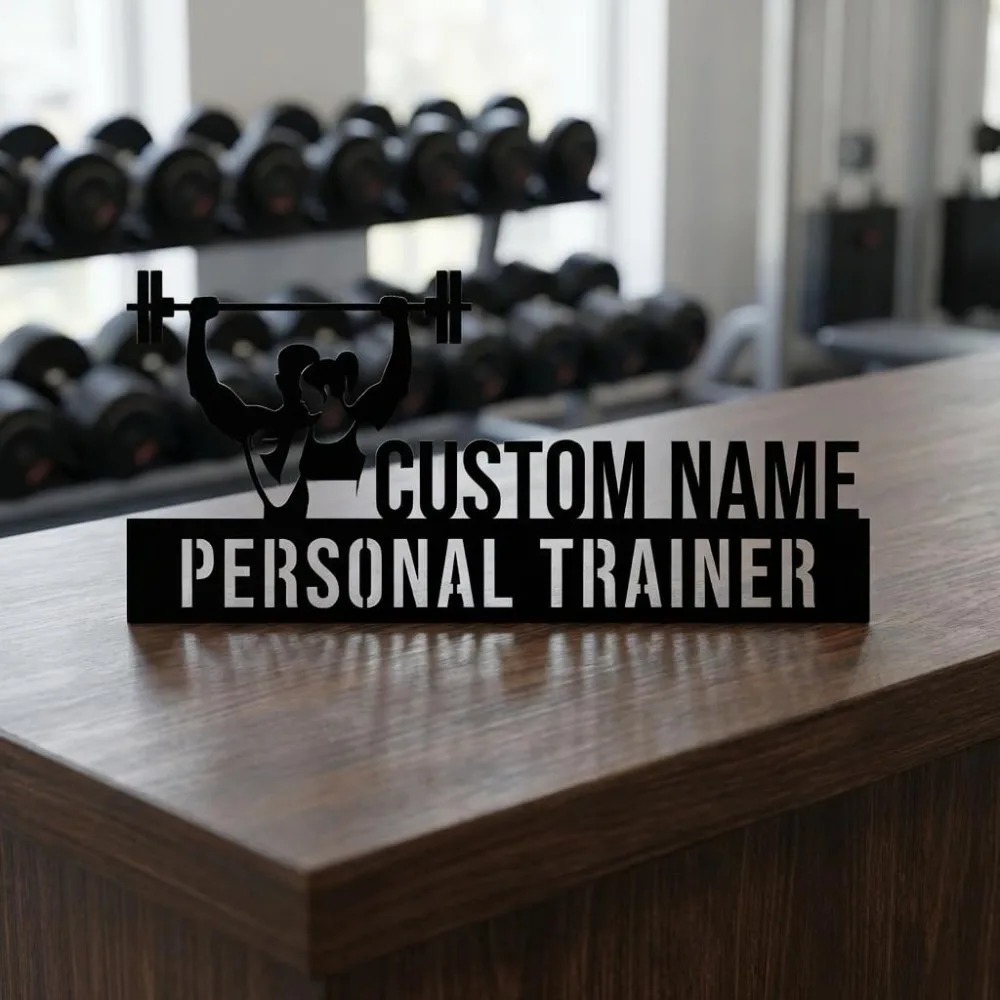 Custom Engraved Personal Train - Desk Name Plate ulasan dan harga