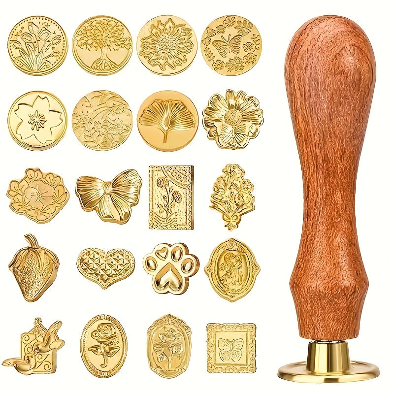 21pc wax stamp set with variou - Wax Seal Stamp Kit ulasan dan harga