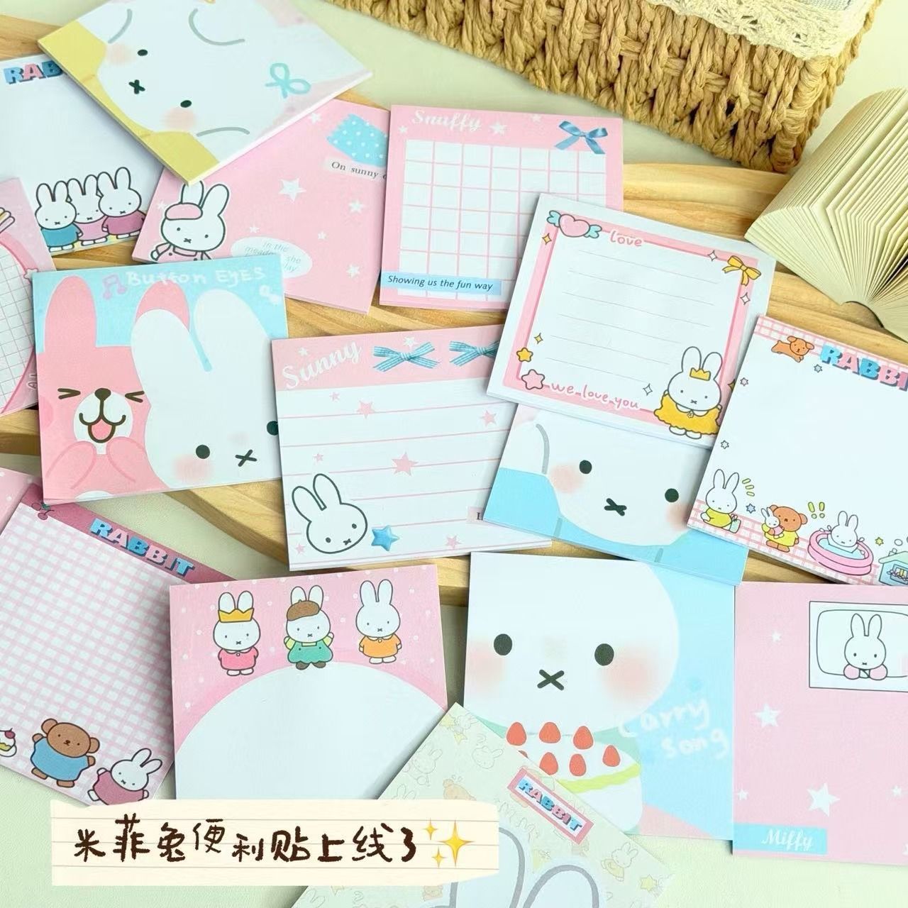 Miffy Cartoon Sticky Notes Sel - Office Supply Office Stationery Items ulasan dan harga