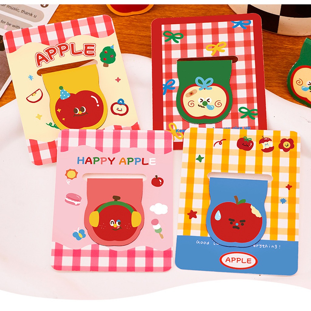 Cute Apple Shaped Magnetic Boo - Paperclip Magnetic Set ulasan dan harga