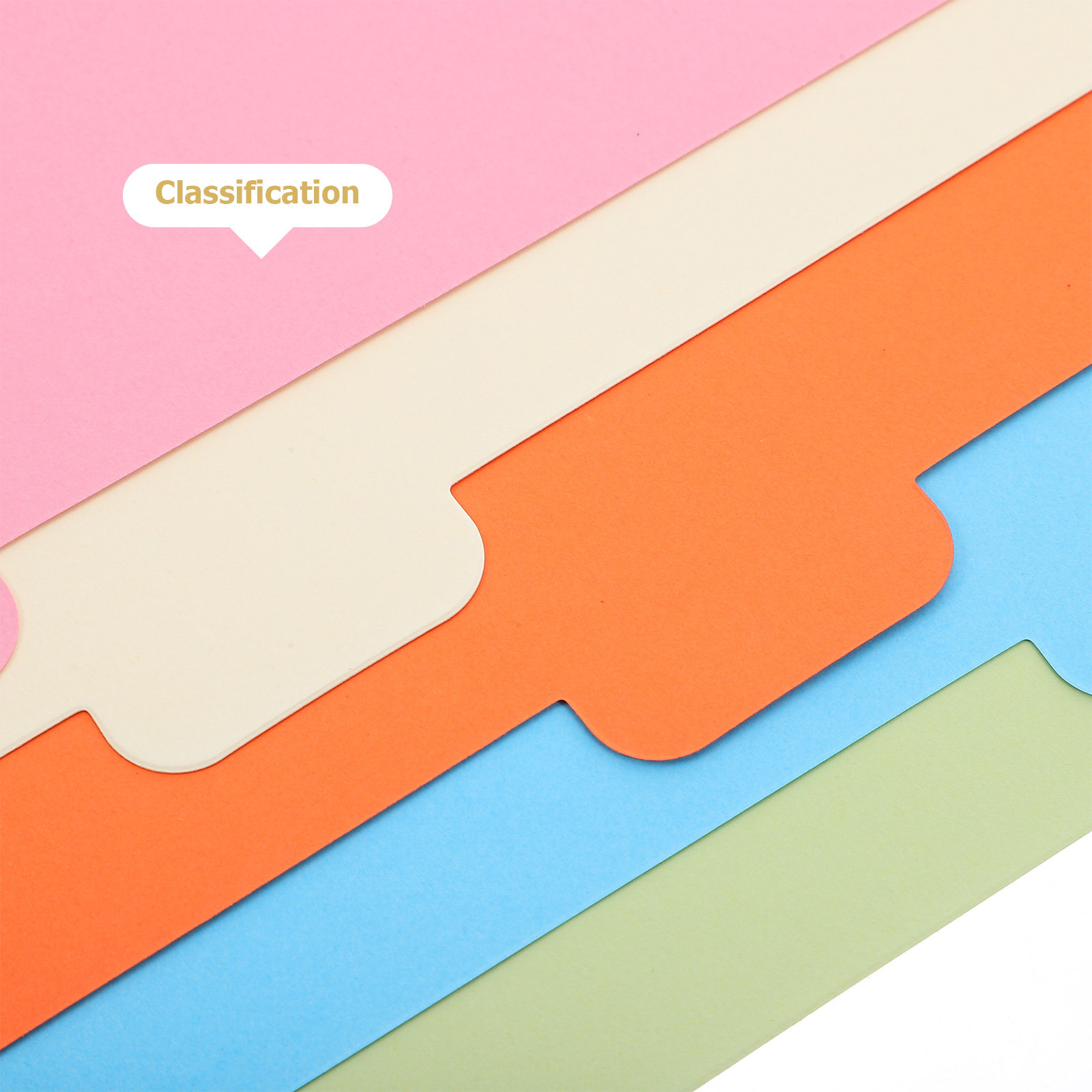 10Pcs Plastic Binder Dividers  - Index Tab Divider ulasan dan harga