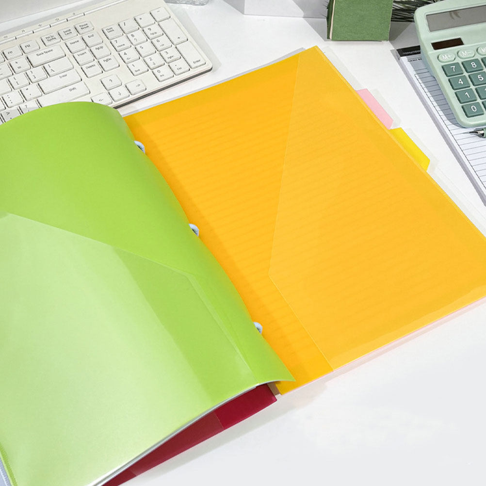 5Pcs Three Hole Index Page Fol - Index Tab Divider ulasan dan harga