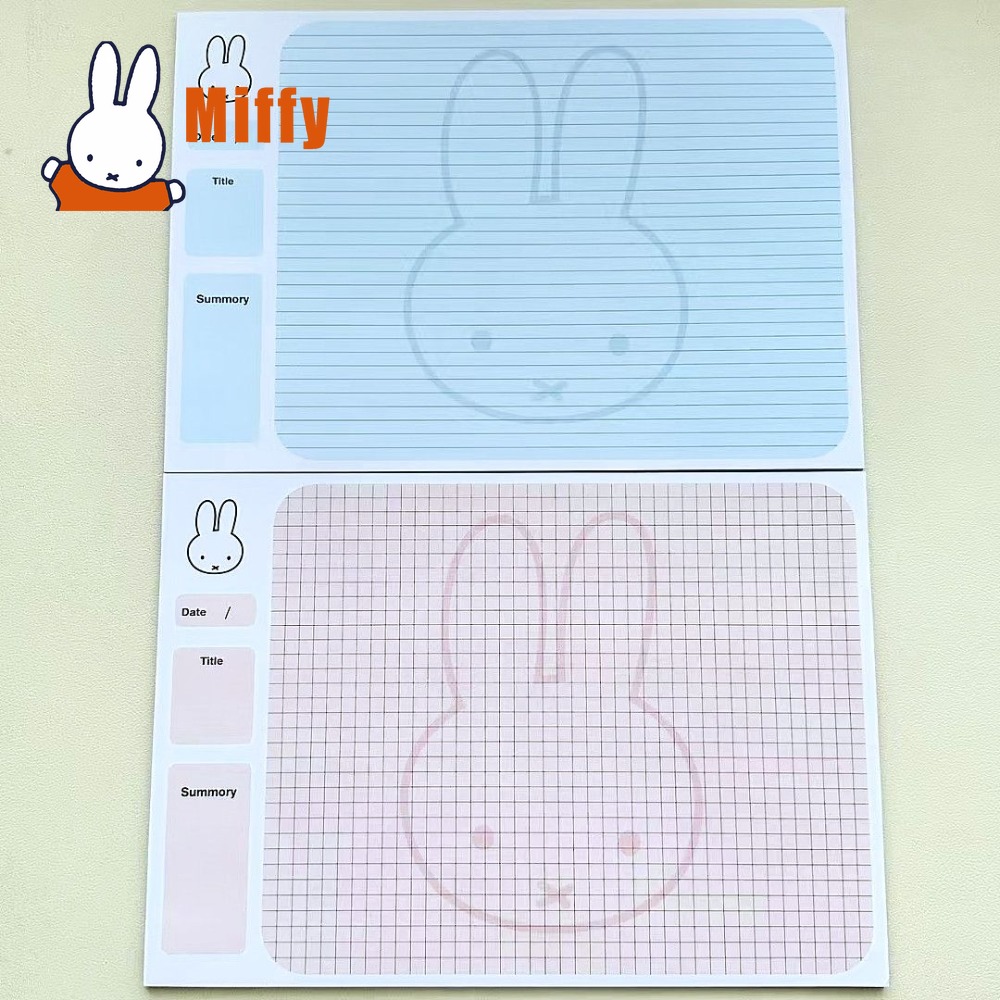 Kawaii Miffy Memo Pad Cute Rab - Office Supply Office Stationery Items ulasan dan harga