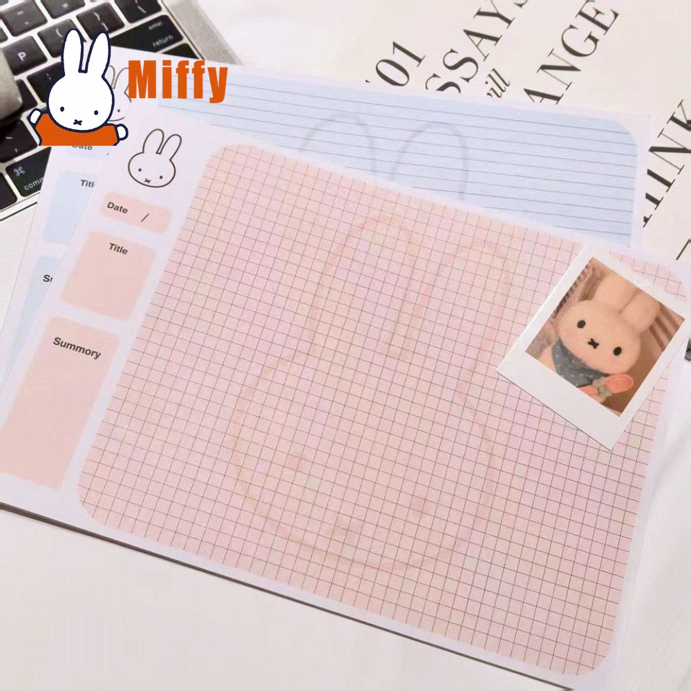 Kawaii Miffy Memo Pad Cute Rab - Office Supply Office Stationery Items ulasan dan harga