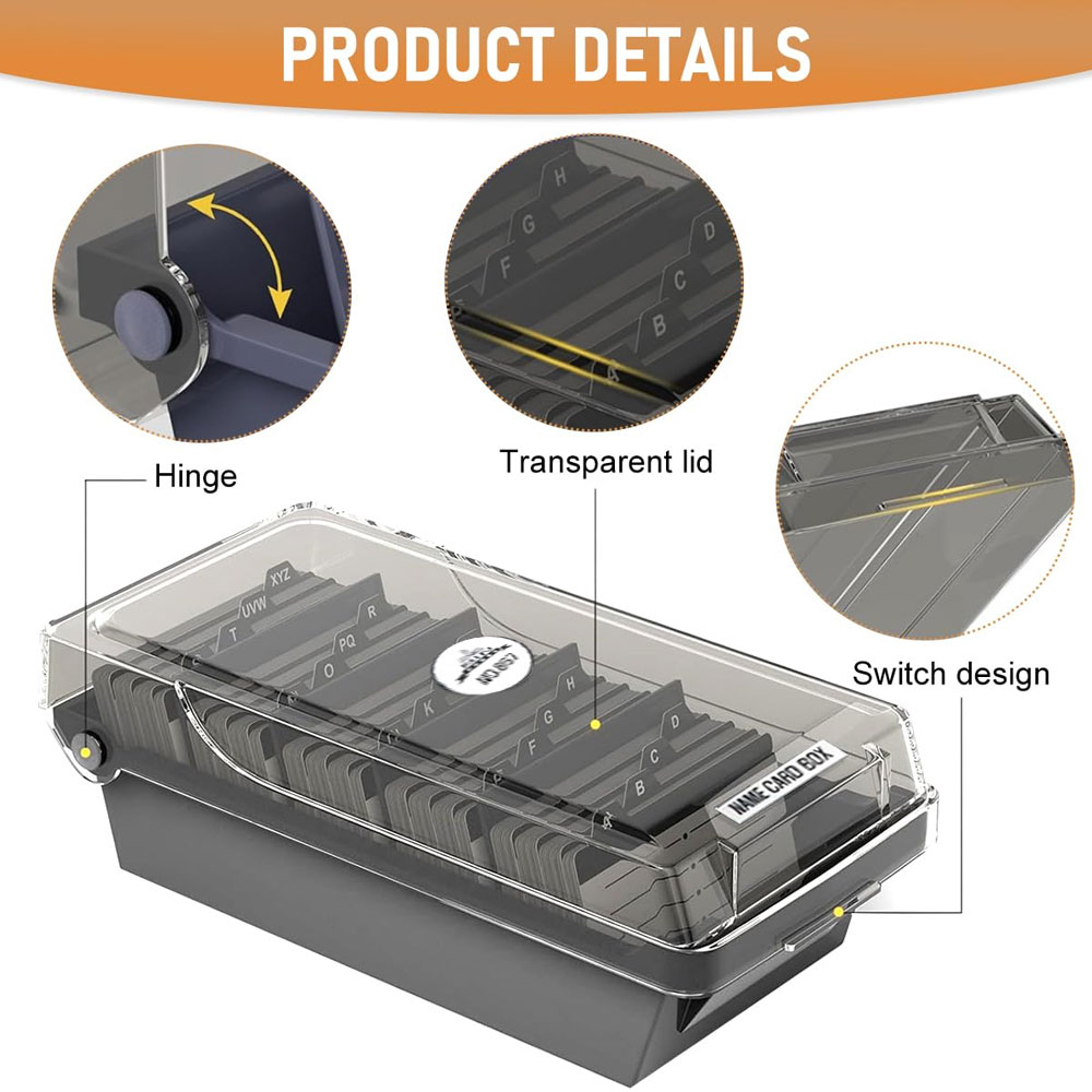 Desktop Business Card Box, Lar - Index Tab Divider ulasan dan harga