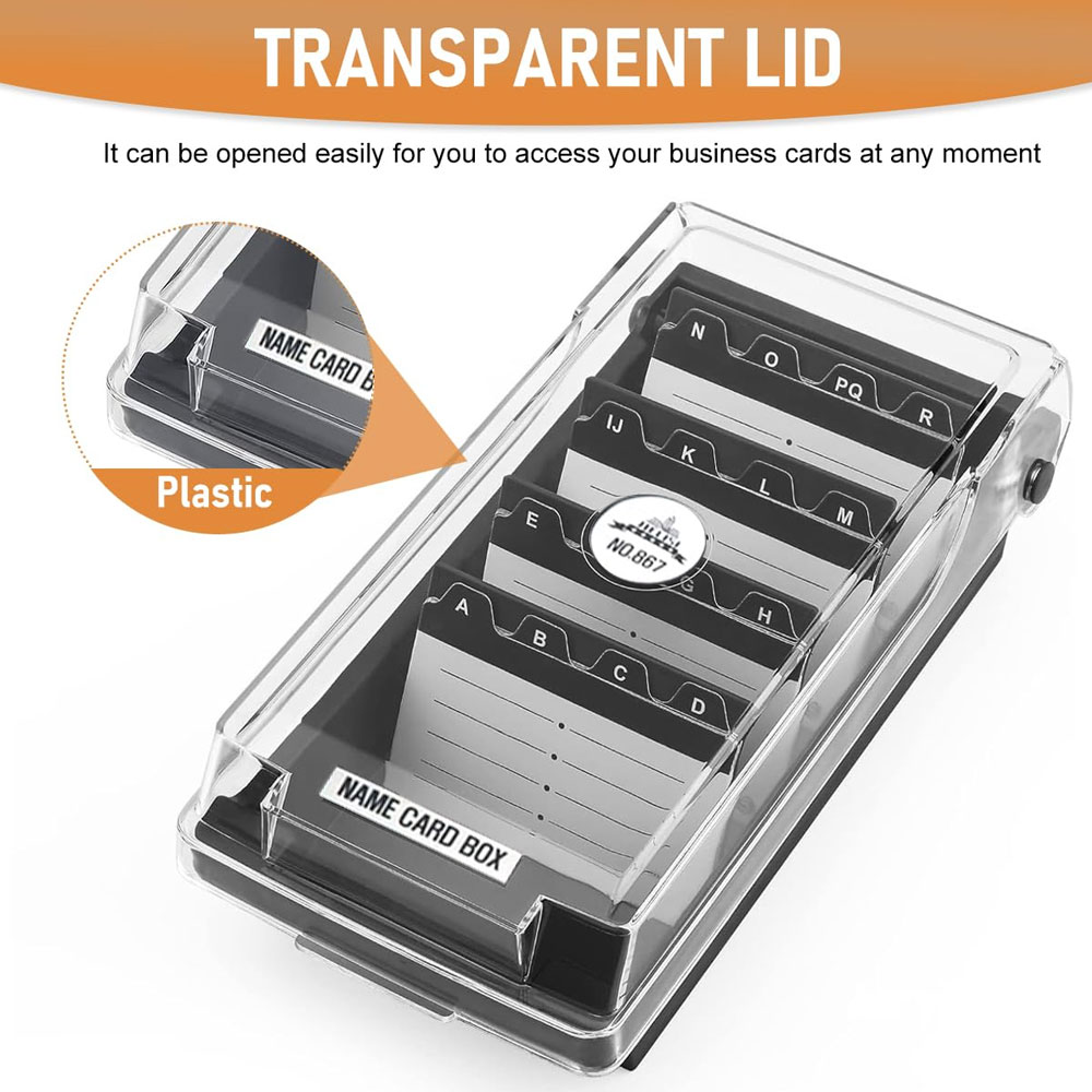 Desktop Business Card Box, Lar - Index Tab Divider ulasan dan harga