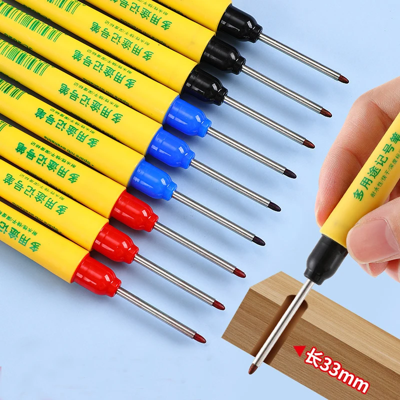 6pcs/set 33mm Red/Blue/Black L - Whiteboard Marker Set ulasan dan harga