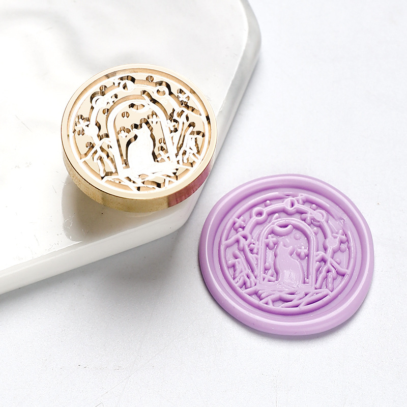 Star Sky Lotus Rose Pattern Wa - Wax Seal Stamp Kit ulasan dan harga